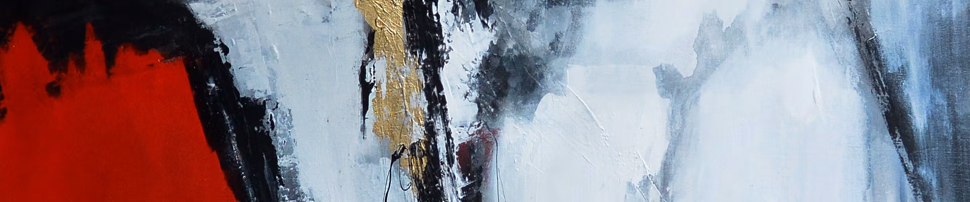 Abstrakte Acrylmalerei mit Struktur und kräftigen Farben