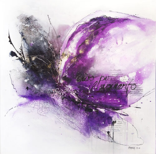 Abstraktes Acrylbild "Vivo" - Acryl auf Leinwand, 2020