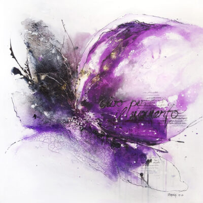 Abstraktes Acrylbild "Vivo" - Acryl auf Leinwand, 2020