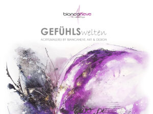 Abstraktes Acrylgemälde als Keyvisual für eine Vernissage-Ausstellung abstrakter Kunst - Ausstellungen von Bianca Lardi