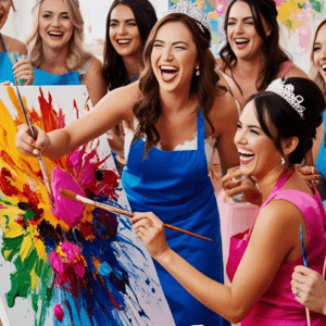 Polter kreativ! – gemeinsames Malen beim Junggesellinnenabschied